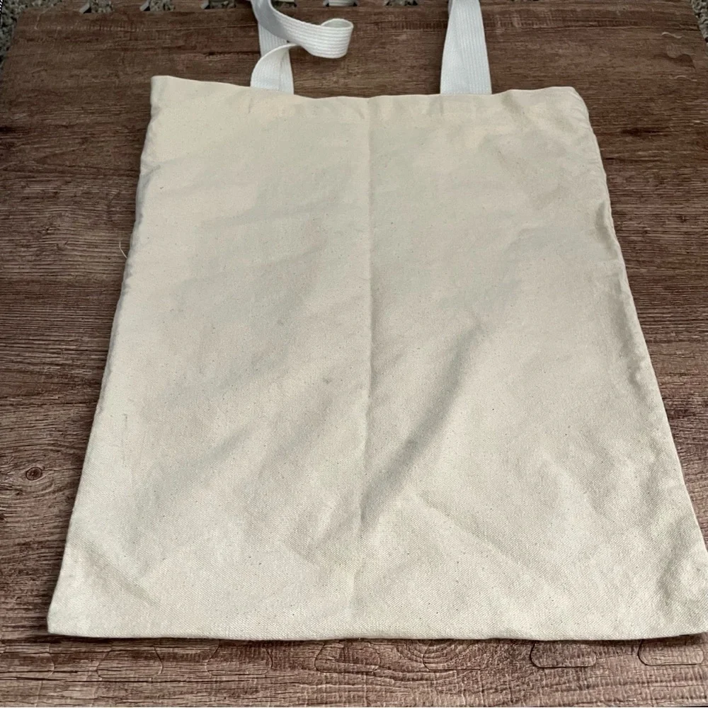 Outdoor Voices Print Tan Tote Bag One Size